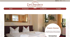 Desktop Screenshot of cafe-friedrich.de